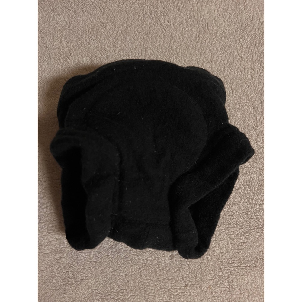 Paper Bag Owl Company Black Wool Diaper Cover Soaker Kids Upcycled Handmade